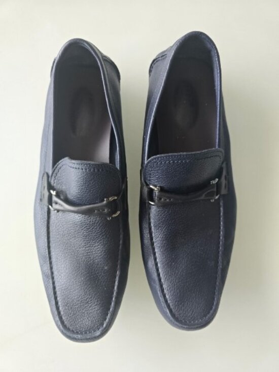 Salvatore Ferragamo Men\'s Brown Leather Loafers Size 12 main image 6